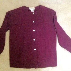 SUSAN GRAVER BUTTON FRONT SIZE MEDIUM JACKET